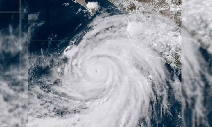 Huracán Hilary se convierte en categoría 3 frente a costas de México, según Servicio Meteorológico de San Diego