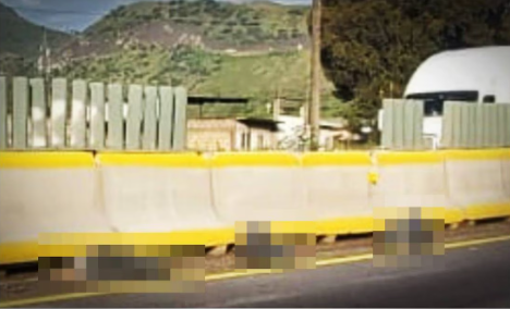 Arrojan restos humanos en autopista Ciudad Mendoza-Esperanza, a la altura de Nogales, Veracruz