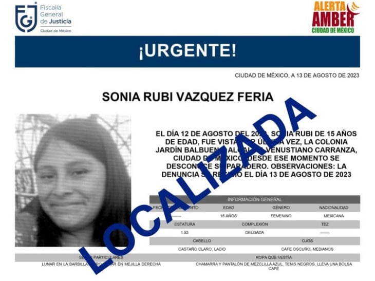 Localizan a Sonia Rubí en Chimalhuacán, había desaparecido en la estación Mixiuhca