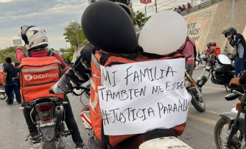 Piden justicia para Aldo Mercado, repartidor Uber Eats que murió al ser atropellado en Tamaulipas