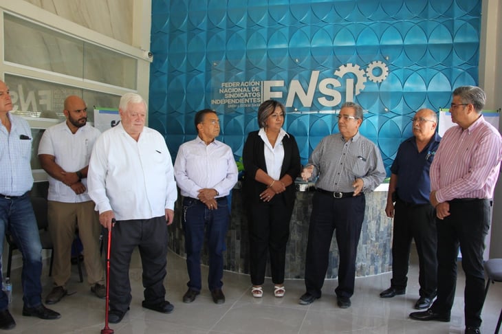 La FNSI inaugura nuevas oficinas sindicales en la Guadalupe de Monclova
