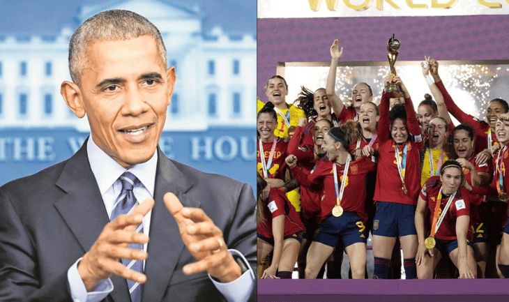 El expresidente Barack Obama felicitó a España por el campeonato en el Mundial Femenil