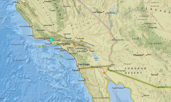 Temblor de 5.1 sacude el sur de California mientras esperan por Hilary
