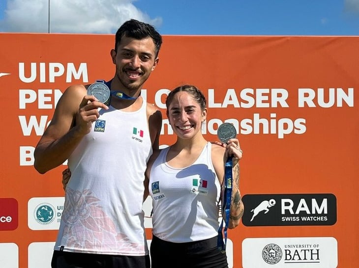 Tamara Vega y Lorenzo Macias logran plata en mundial de Pentatlón Moderno