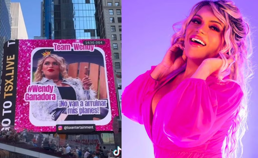 ¡Nimoderrimo! Wendy Guevara aparece en Times Square, Nueva York... no es la primera vez
