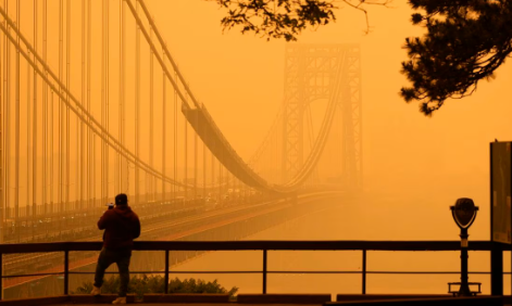 Nueva era de contaminación atmosférica nace tras incendios forestales en Norteamérica