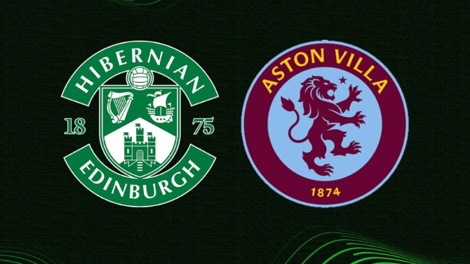 Alineaciones Hibernian vs Aston Villa por la final de la fase previa de la Conference League