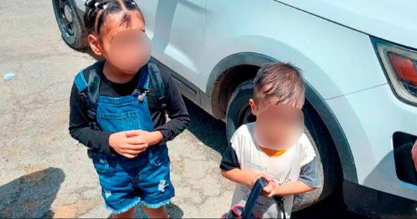 Contrabandistas dejan abandonados a 2 niños