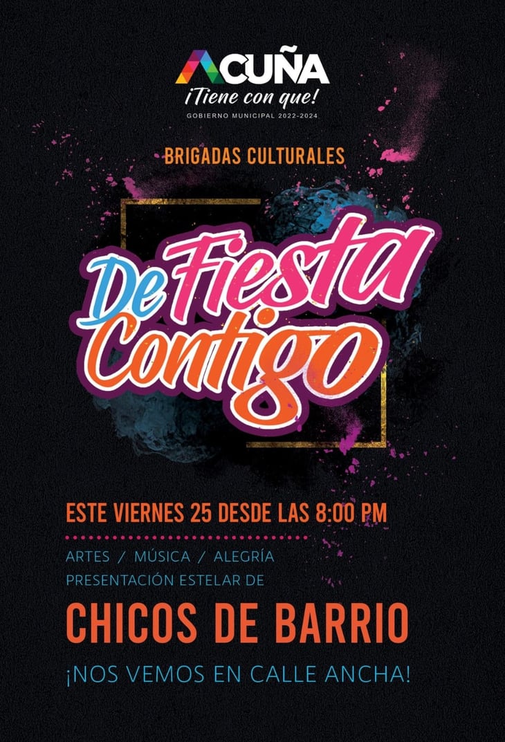 Acuña realiza brigada 'Contigo en la Cultura', primer evento en Aranda Reynel