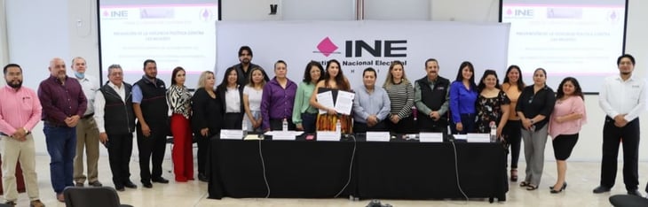 INE Coahuila firma convenio de colaboración con abogadas de RN 