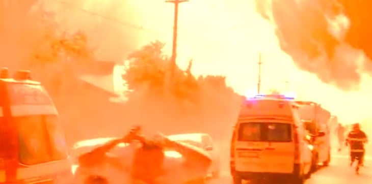 Explosiones cerca de una estación de gas natural en Bucarest dejan 1 muerto y al menos 46 heridos