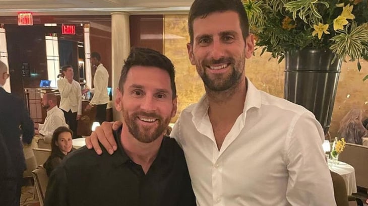 Lionel Messi y Novak Djokovic coinciden en Nueva York antes del US Open