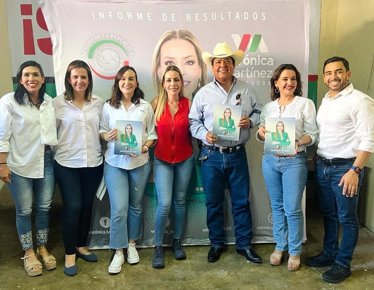 La Senadora Verónica Martínez, visitó Región Desierto y Centro; presenta informe legislativo