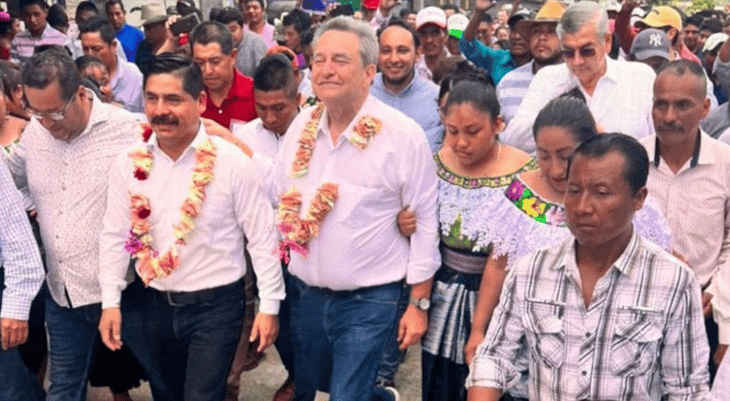 Pío López, hermano de AMLO, respaldó cierre de Ebrard con congregación simultánea en Chiapas