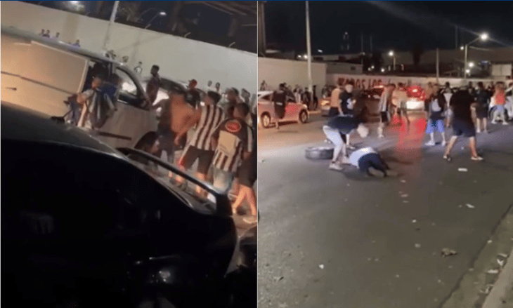 VIDEO: Fanáticos de Monterrey golpean a trabajadores de ambulancia