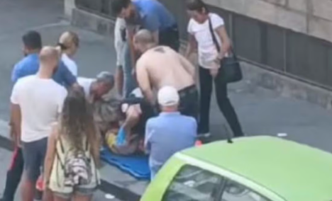 Rescate dramático en Italia: bebé de tres años cae de un quinto piso y un hombre la atrapa en el aire