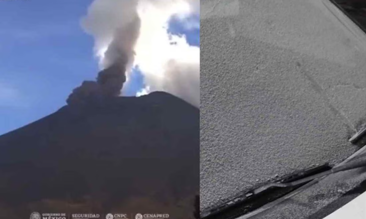 Volcán Popocatépetl: Reportan caída de ceniza en algunos municipios de Morelos