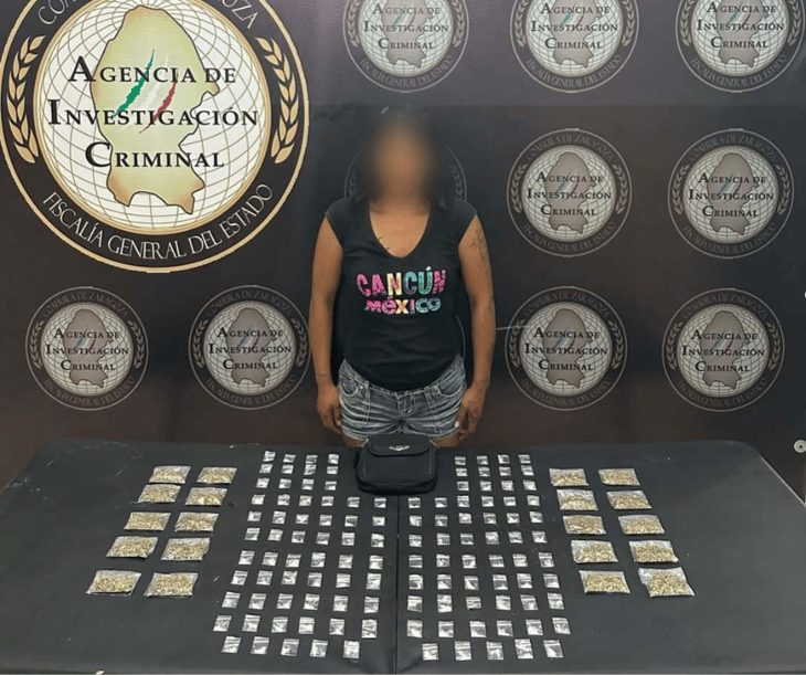 Puchadora fue detenida en Acuña con cristal y marihuana