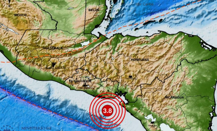 Actividad sísmica en El Salvador ha provocado al menos 42 temblores desde el fin de semana