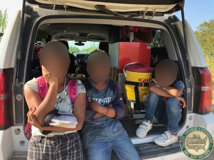 Patrulla Fronteriza rescata a tres menores abandonados 