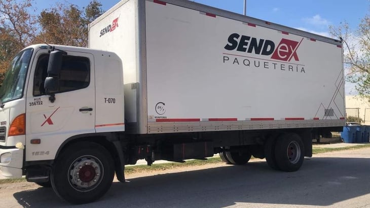 Camión de Sendex fue asegurado con droga