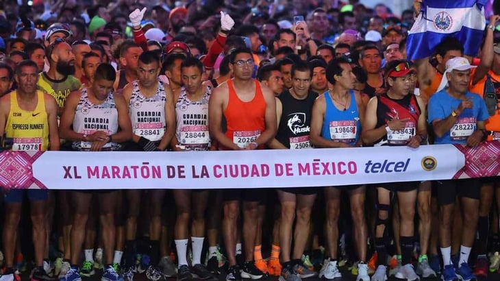 Maratón de la Ciudad de México: más de 19 mil corredores cumplieron recorrido
