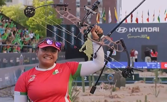 Dafne Quintero gana la medalla de bronce en la Copa del Mundo de Tiro con Arco en Hermosillo