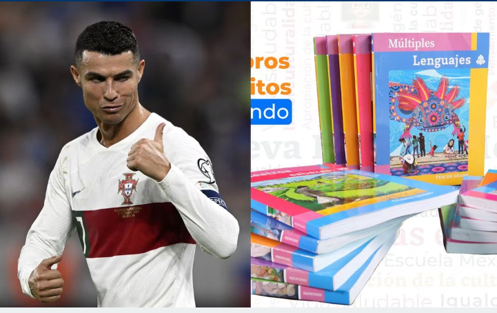 Cristiano Ronaldo aparece “como ejemplo” en los nuevos libros de la SEP
