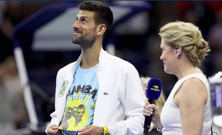 VIDEO: Novak Djokovic rinde homenaje a Kobe Bryant tras ganar el US Open