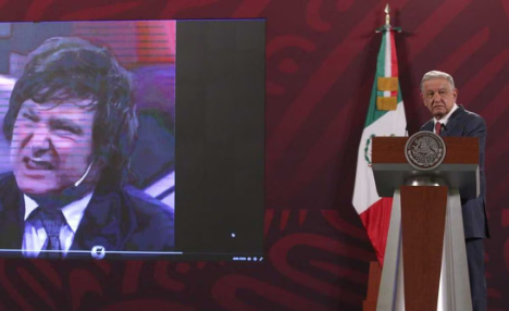'¡Es un deslenguado!': AMLO defiende al Papa Francisco del argentino Javier Milei