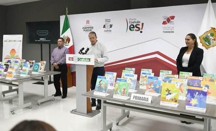 Sedu presenta 'Educación Coahuila', libros de texto que serán utilizados por estudiantes del estado