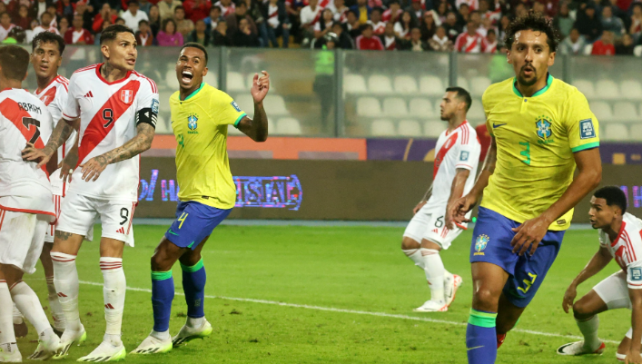 Brasil derrotó a Perú 1-0 en el último minuto y se consolidó como líder de las Eliminatorias Sudamericanas para la Copa del Mundo 2026