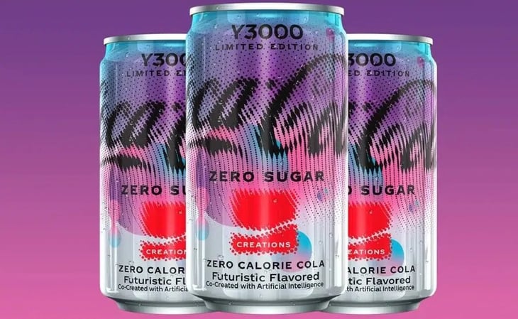 Lanzan nueva Coca-Cola Y3000: refresco del futuro creado con Inteligencia Artificial ¿A qué sabe?