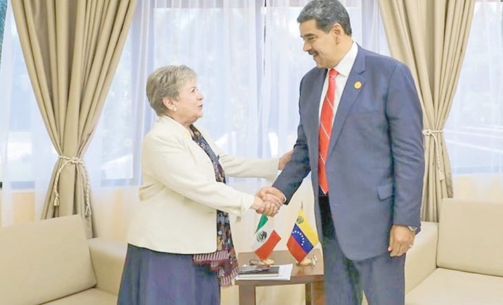 Nicolás Maduro destaca 'visión común' con México