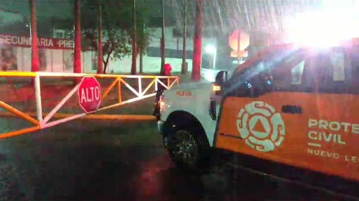 Fuertes lluvias dejan un muerto e inundaciones en Nuevo León 
