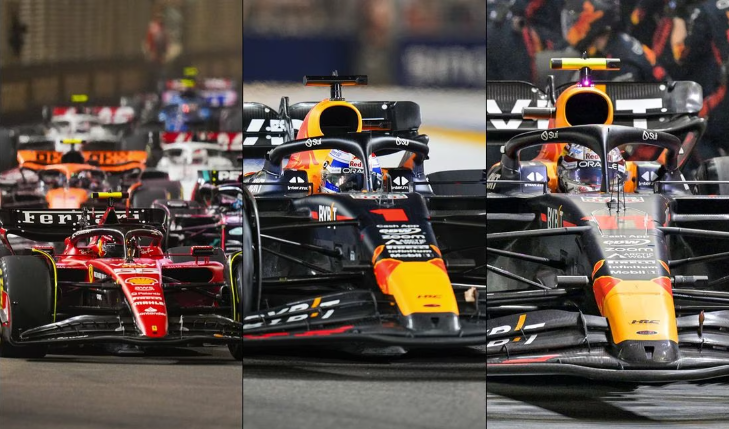 Ferrari con Carlos Sainz gana el GP de Singapur; Max Verstappen y Checo Pérez, muy lejos del podio