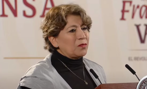 'Vengo a ponerme a sus órdenes': Delfina Gómez asiste a la mañanera de AMLO como gobernadora de Edomex