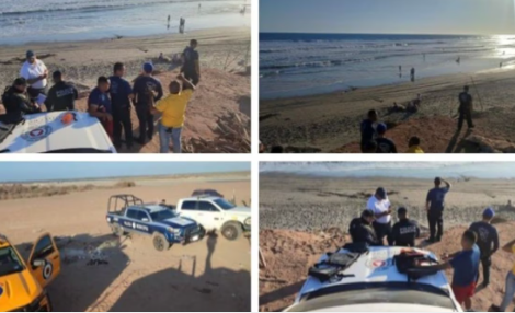Por fuerte oleaje, mueren dos turistas ahogados en playas de Mazatlán
