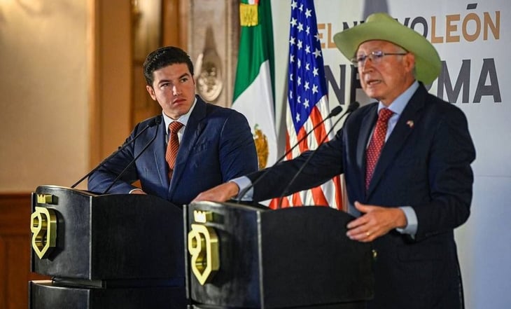 Samuel García y Ken Salazar reafirman el trabajo en conjunto entre Nuevo León y EU