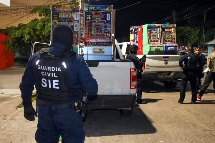 El Ejército asegura 163 minicasinos controlados por el crimen organizado en Michoacán 