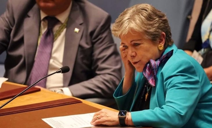 Canciller Alicia Bárcena se pronuncia ante la ONU por cesar las hostilidades en Ucrania
