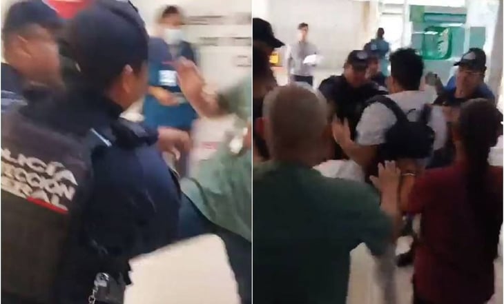 VIDEO: Detienen a hombre por pelea entre policías y personal del IMSS de Guadalajara