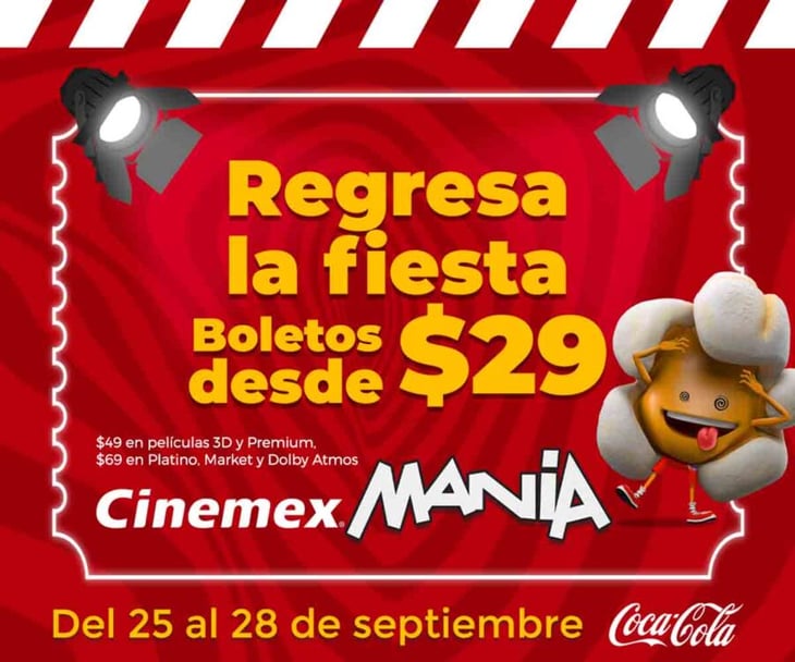 Boletos de cine a 29 pesos: ¿dónde y cuándo?