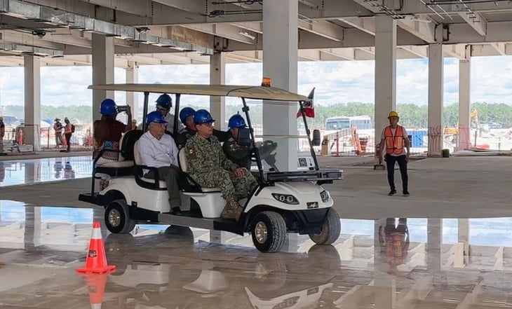 Aeropuerto Internacional de Tulum “Felipe Carrillo Puerto” lleva un avance de más del 65%: AMLO