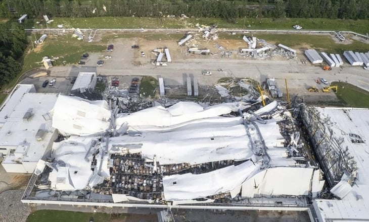 Planta de Pfizer en Carolina del Norte reanuda su producción tras haber sido afectada por un tornado