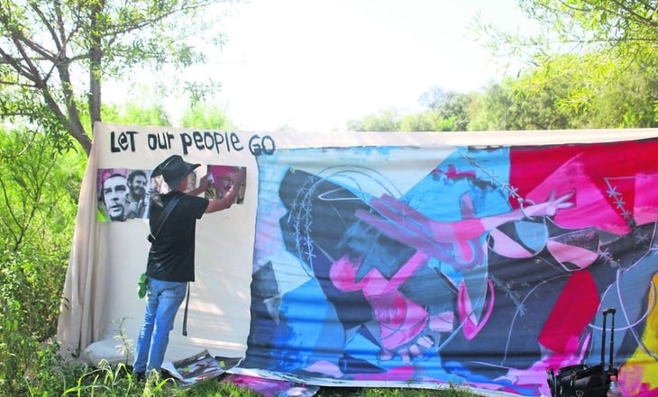 'El pintor de las tragedias' llegó a PN y se inspiró en la migración