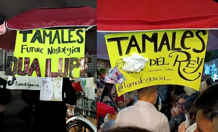 Tamales García, famosos por vender en conciertos, le dicen adiós a sus carteles creativos