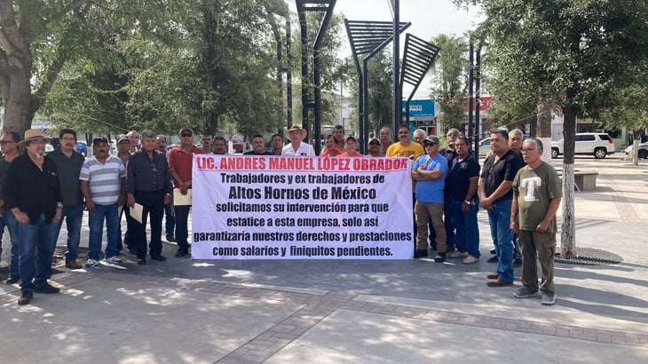 Exobreros de Ahmsa viajarán a México, exigen su finiquito