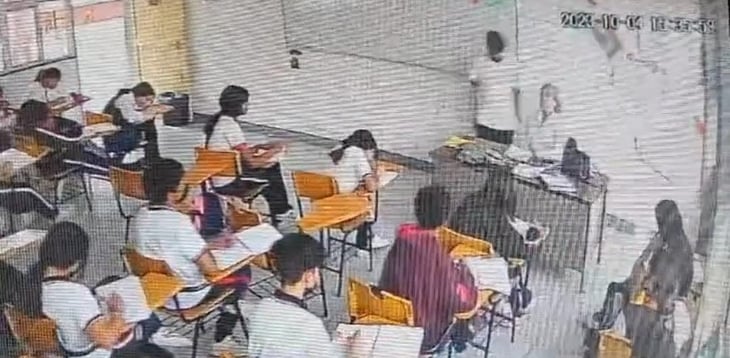 VIDEO: Alumno agrede a maestra con arma blanca asi lo da a conocer la Secretaría de Educación de Coahuila