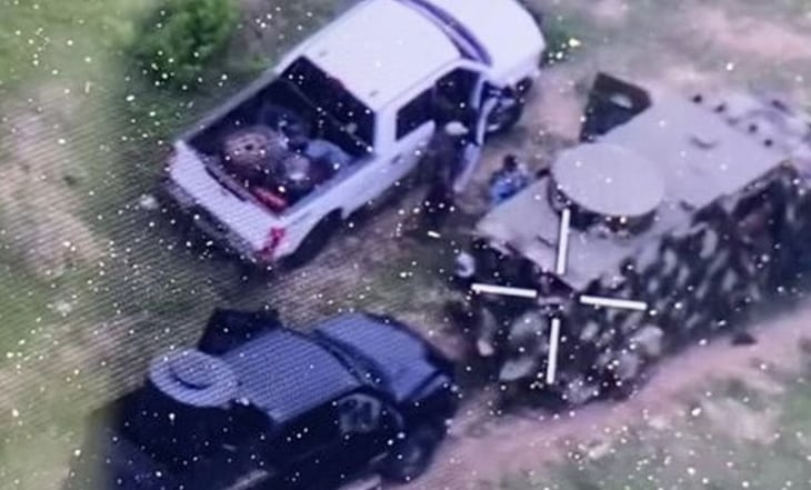 CJNG ya utiliza vehículos artillados con Minigun para sus ataques cerca de Cotija